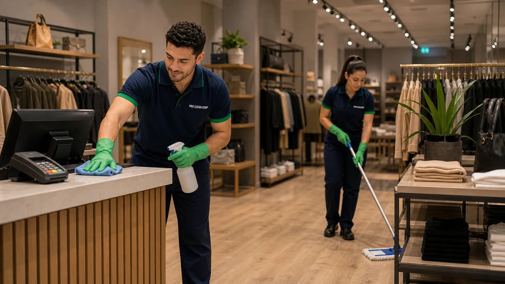 Retail Cleaning commercial cleaning services in Alexandria